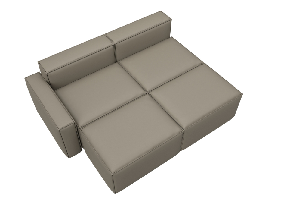 Диваны угловые в гостиную, Диван угловой модульный Лига-063 угол левый, экокожа GRIFON