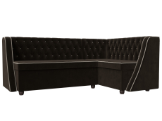 Диваны угловые кухонные, Кухонный угловой диван Лофт правый угол, микровельвет