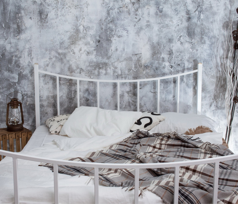 Кровати 160 см, Кровать в стиле лофт Ринальди 1.6