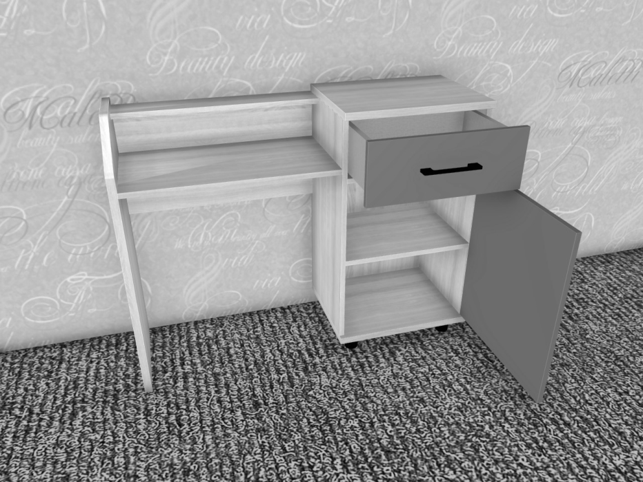 Туалетные столики, Модульная система Грейс Стол СТ-5001  Гикори Джексон Светлый