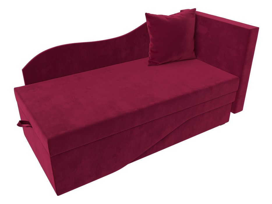 Кушетка диван, Кушетка Гармония правая, микровельвет