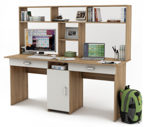 Письменный стол Лайт-10Я с надстройкой