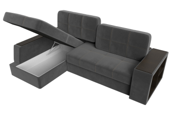 Угловой диван Брюссель левый угол, велюр