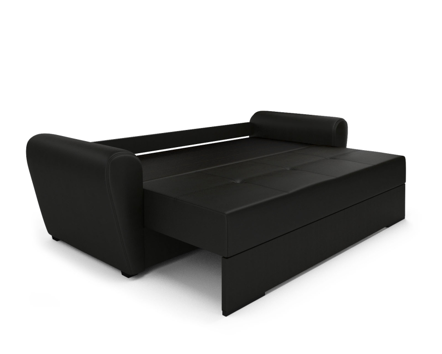 Диваны кровати со спальным местом, Диван прямой еврокнижка Амстердам (Экокожа)