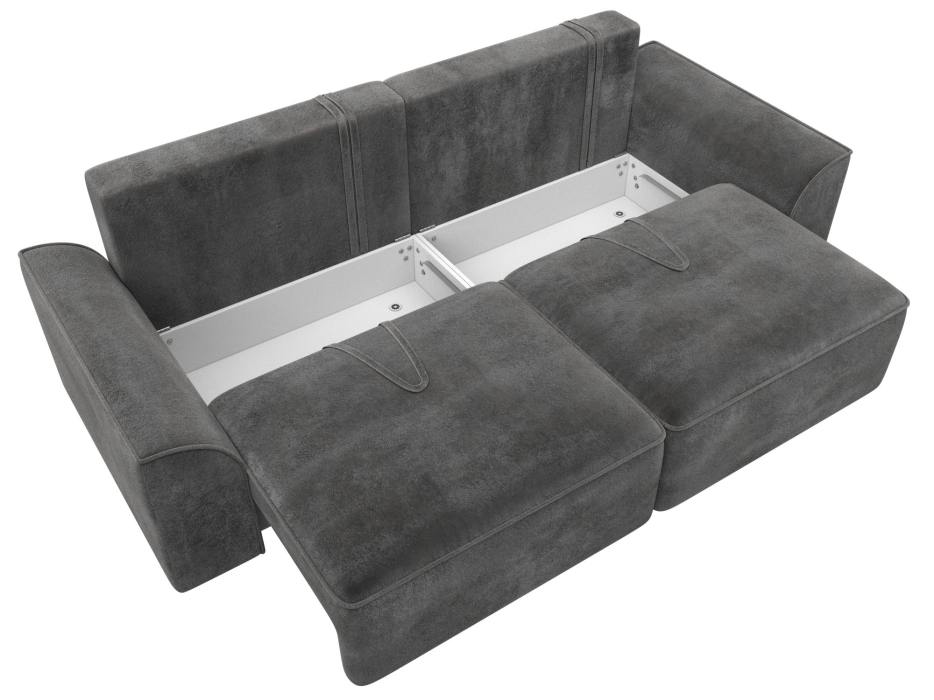 Диваны еврокнижки, Диван прямой Лига-048 НПБ, велюр TOWER