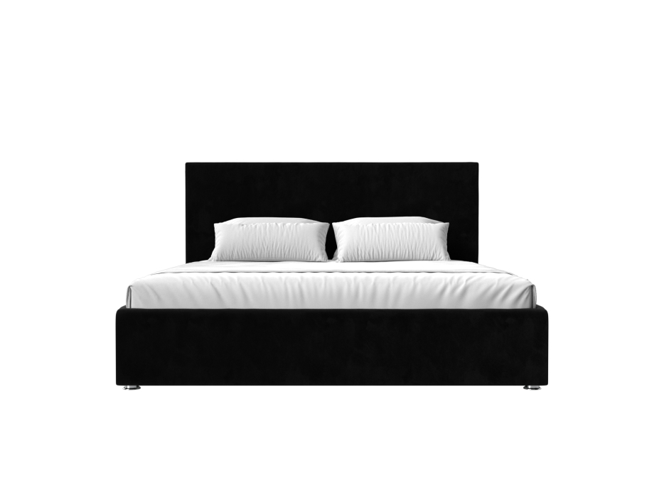 Мягкая кровать, Интерьерная кровать Кариба 200, велюр