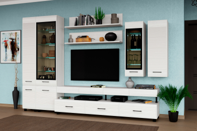 Модульная гостиная Камелия композиция 7