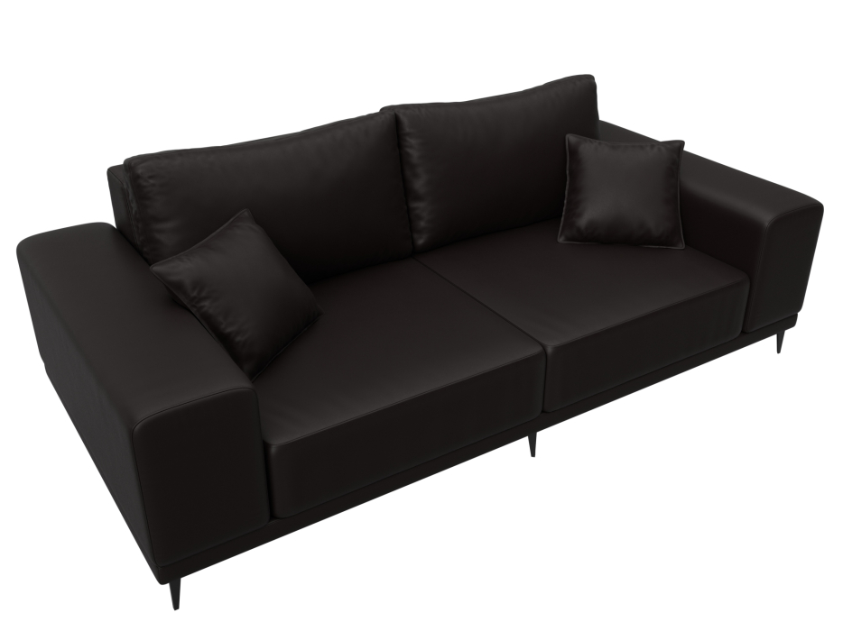 Диваны кровати со спальным местом, Диван прямой Льюес, экокожа GRIFON