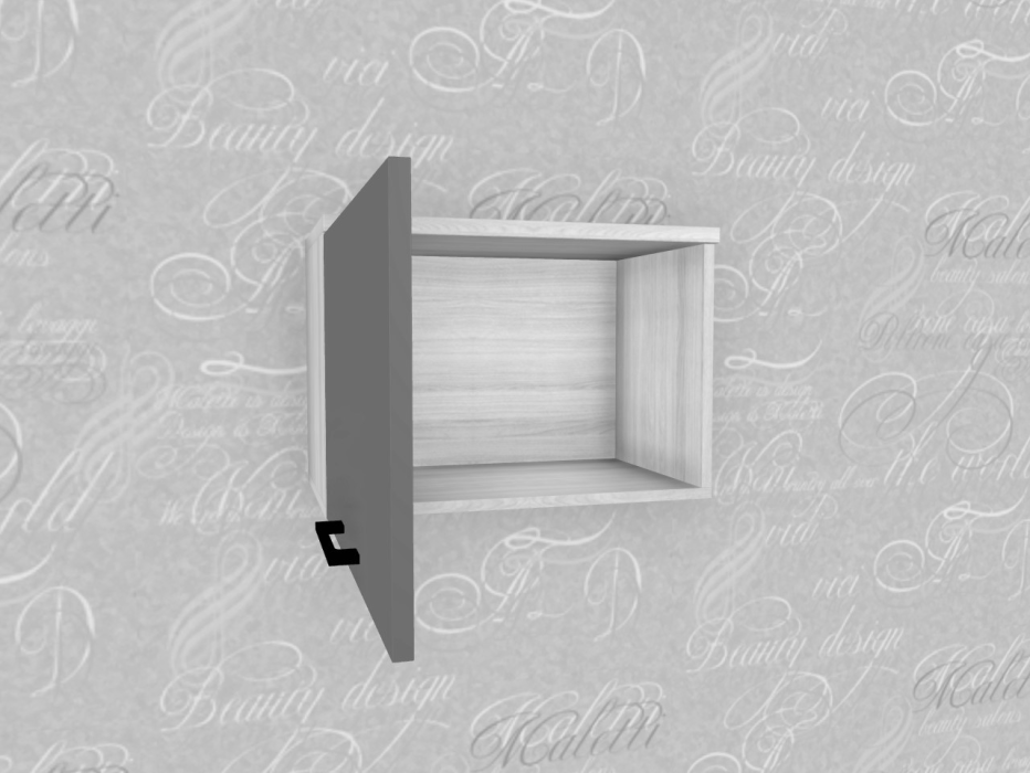 Настенные полки, Модульная система Грейс Антресоль АН-5042  Гикори Джексон Темный