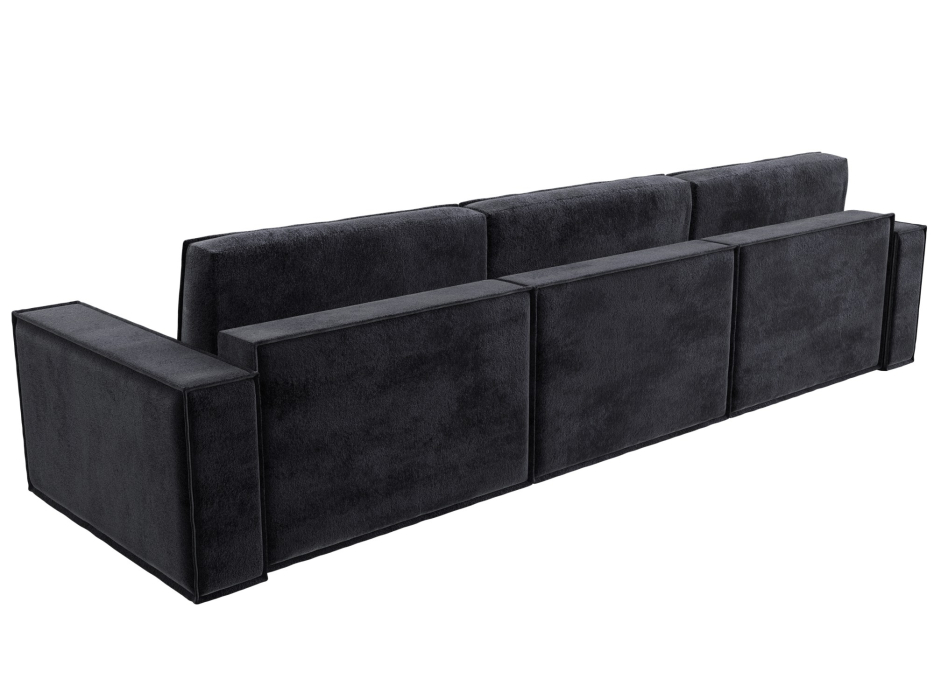 Диваны кровати со спальным местом, Диван прямой Куба лонг, велюр TOWER