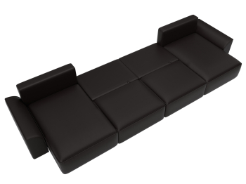 Диван п-образный Лига-048 НПБ лонг, экокожа GRIFON