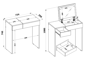 Туалетный столик СП-22
