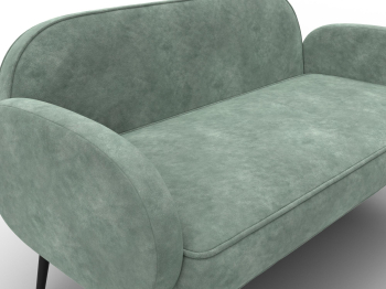 Диван прямой Лига-086, велюр BRUT