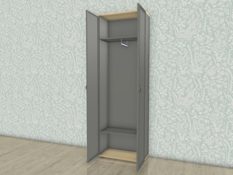 Шкафы двухстворчатые, Модульная система Карина Шкаф ШК-1034