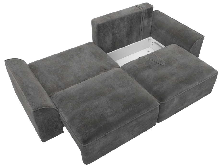 Диваны еврокнижки, Диван прямой Лига-048 НПБ, велюр TOWER