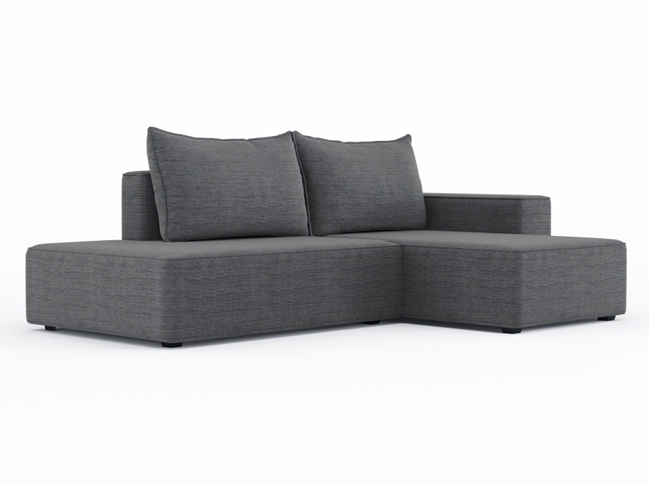 Диваны угловые в гостиную, Диван-кровать угловой Кензо еврокнижка, рогожка Люкс