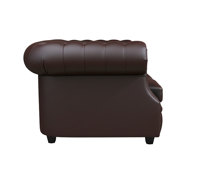 Дизайнерские диваны для гостиной, Диван Честер  Лофт 3-х местный, экокожа