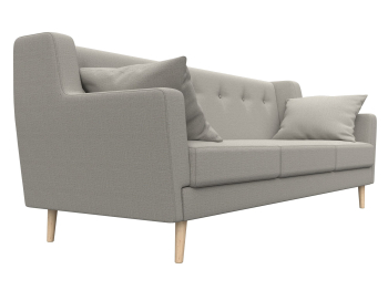 Диван кухонный прямой Брайтон 3, рогожка Амур