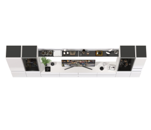 Мебель в гостиную корпусная Сидней комплектация № 112