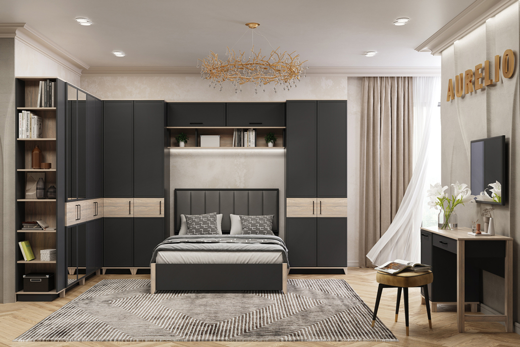 Шкафы одностворчатые, Шкаф для белья Аурелио 60