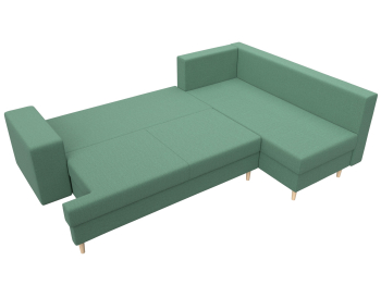 Диван угловой Сильвана правый угол, рогожка Амур