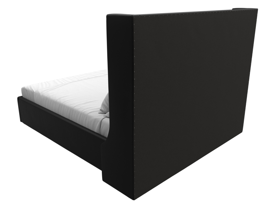 Мягкая кровать, Кровать интерьерная Ларго 160, экокожа