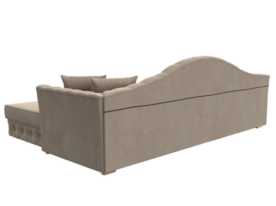 Диваны угловые в гостиную, Диван угловой Артис правый угол, велюр