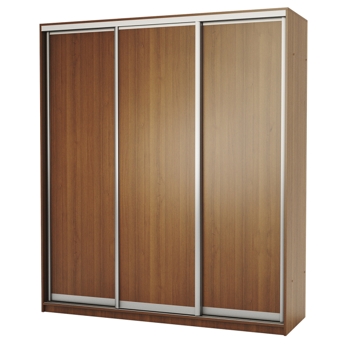 Шкафы-купе, Шкаф-купе 3-х дв. Премиум с полками и со штангами 180х60х220