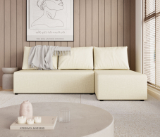 Диваны угловые в гостиную, Угловой диван-кровать Комо, рогожка