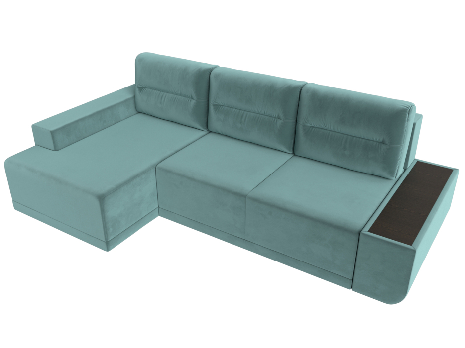 Диваны угловые в гостиную, Угловой диван Чикаго левый угол, велюр