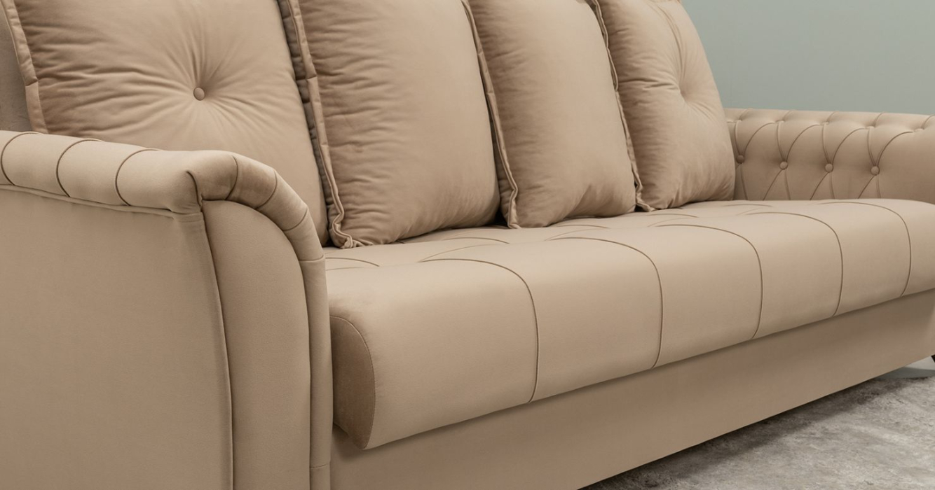 Диваны с ящиком для белья, Диван прямой Ирис