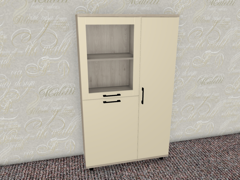 Шкафы распашные, Модульная система Грейс Шкаф ШК-5083  Гикори Джексон Светлый