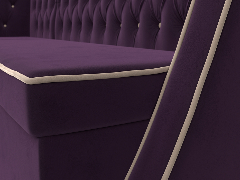 Диваны угловые кухонные, Кухонный угловой диван Лофт левый угол, велюр