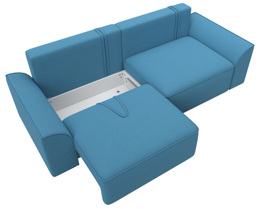 Диваны еврокнижки, Диван прямой Лига-048 НПБ, рогожка Амур