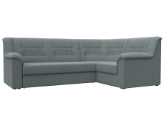 Диваны угловые в гостиную, Диван угловой Карелия правый угол, рогожка Амур