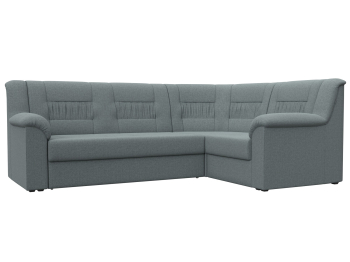 Диван угловой Карелия правый угол, рогожка Амур