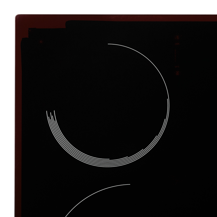 Встраиваемые варочные панели, Электрическая варочная поверхность KRONA ORSA 60 BL/S (независимая)