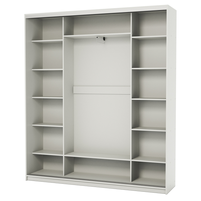 Шкафы-купе, Шкаф-купе 3-х дв. Премиум комбинированный 180х45х220