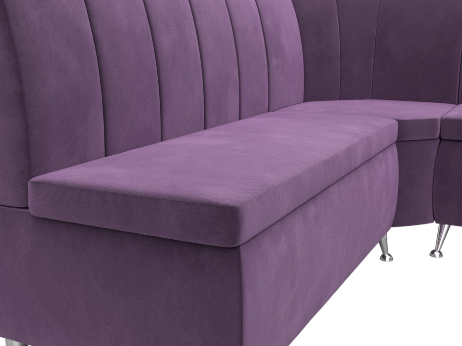 Диваны угловые кухонные, Диван кухонный угловой Кантри правый угол, микровельвет