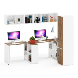 Два рабочих места из мебели серии Лидер-8 № 40