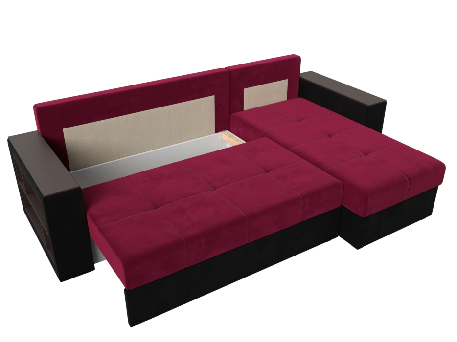 Диваны угловые в гостиную, Диван угловой Дубай Лайт угол универсальный, микровельвет