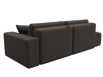 Диван прямой Лига-036 НПБ Модерн подлокотник справа, рогожка Амур