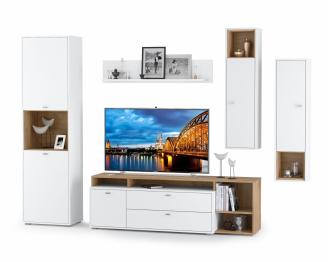 Стенка для гостиной Бэль № 4