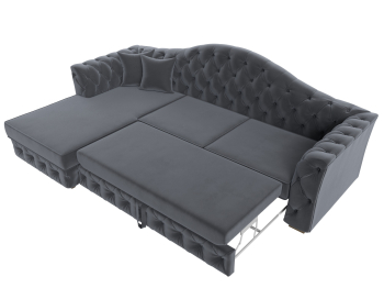 Диван угловой Артис левый угол, велюр