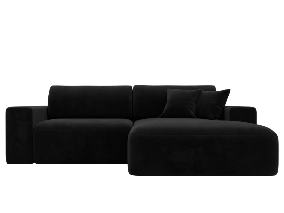 Диваны угловые в гостиную, Диван угловой Лига-036 Классик правый угол, велюр