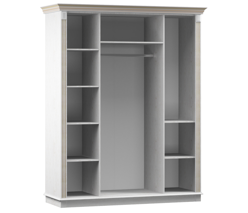 Для одежды, Шкаф 4-х дверный с зеркалами Версаль СБ-2051