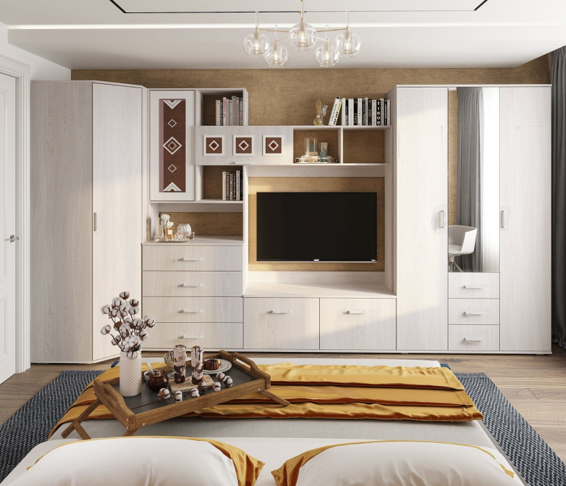 Стенки для гостиной, Гостиная Белла. Комплект 2