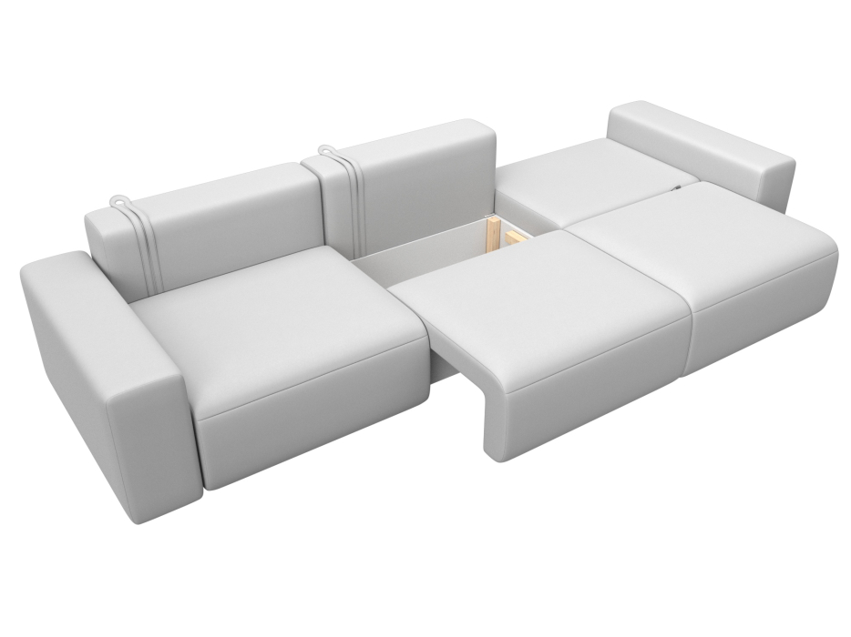 Диваны еврокнижки, Диван прямой Лига-036 НПБ Классик Лонг, экокожа GRIFON