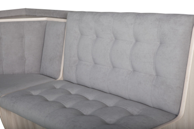 Кухонный уголок Стиль 1Л (со столом СТ-2У) Ясень шимо светлый / велюр