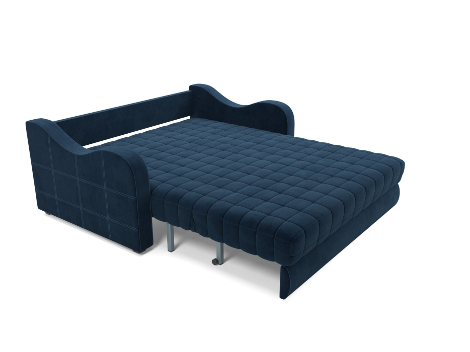 Диваны с ящиком для белья, Диван аккордеон Барон №4 ППУ 180х200 Велюр